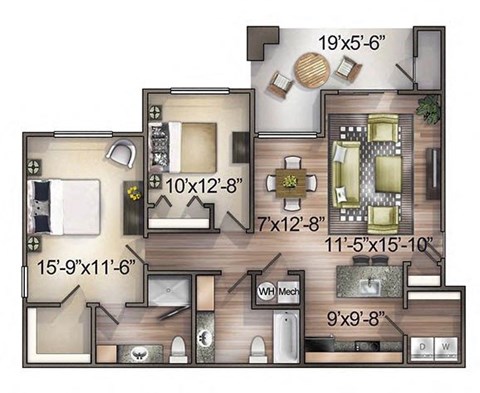 3450 N Ridgewood Ct 1-3 Beds Apartment for Rent - Photo Gallery 32